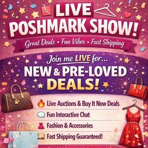 🎉 LIVE POSHMARK SHOW 🎉